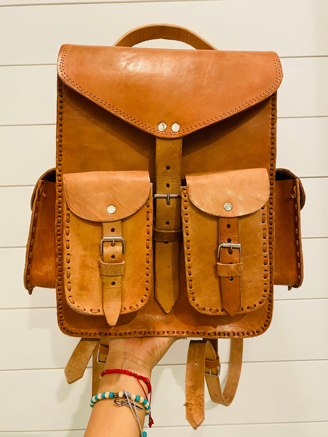 Maria Leather Backpack
