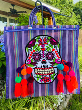 Load image into Gallery viewer, Pom-Pom Calavera Tote
