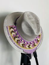 Load image into Gallery viewer, Huichol Suede Hat
