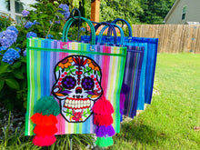 Load image into Gallery viewer, Pom-Pom Calavera Tote
