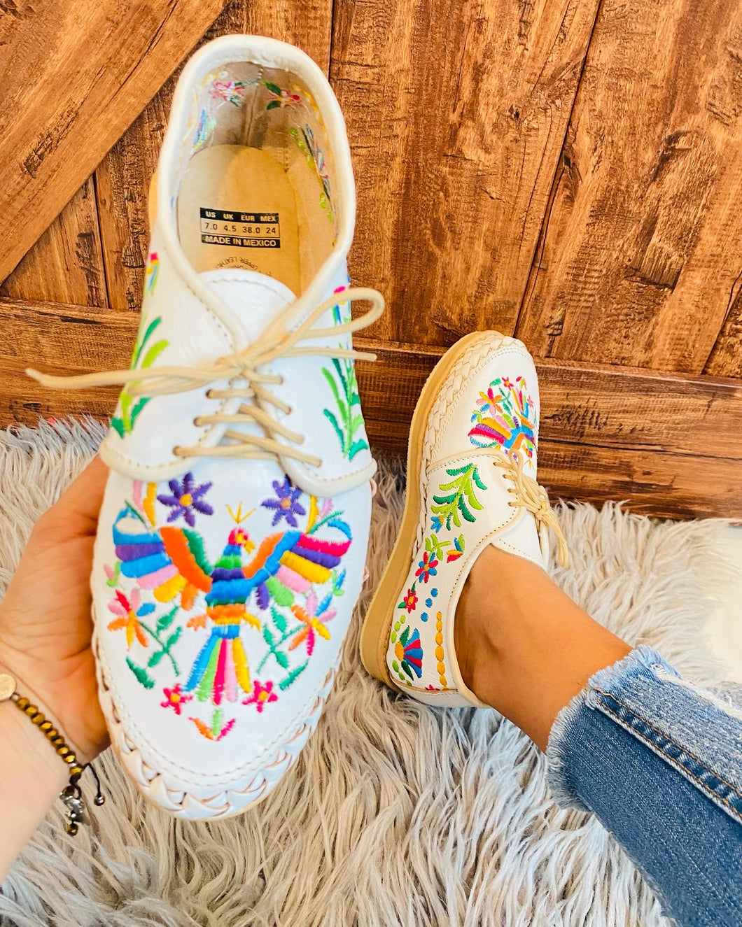 Loafers Otomi - White