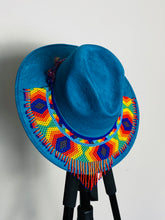 Load image into Gallery viewer, Huichol Suede Hat
