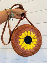 Load image into Gallery viewer, Sunflower Mandala Crossbody Purse
