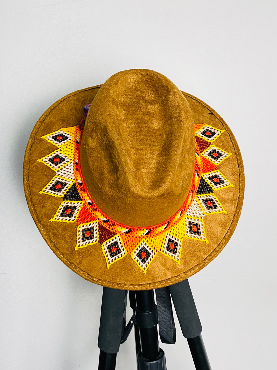 Huichol Suede Hat