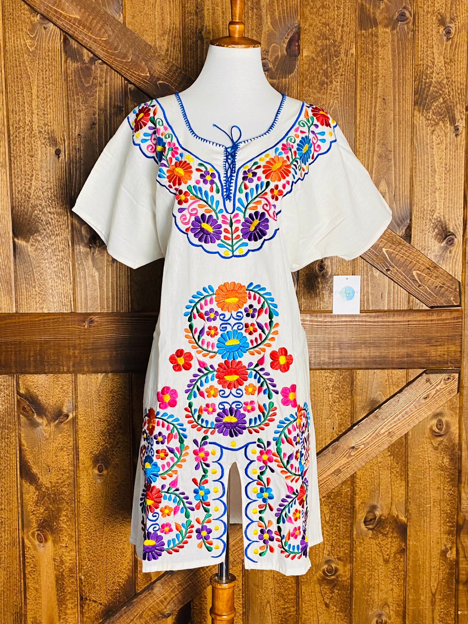 Mexicana Kimona Dress Cacti's Girl Boutique Mexicana Kimona Dress Cacti's Girl Boutique