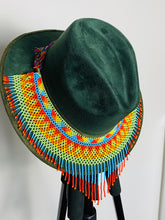 Load image into Gallery viewer, Huichol Suede Hat
