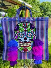 Load image into Gallery viewer, Pom-Pom Calavera Tote
