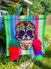 Load image into Gallery viewer, Pom-Pom Calavera Tote
