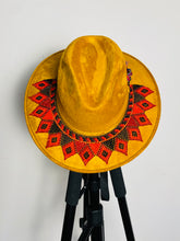 Load image into Gallery viewer, Huichol Suede Hat
