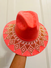 Load image into Gallery viewer, Huichol Suede Hat
