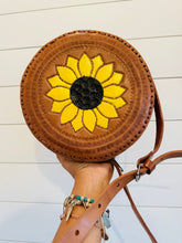Load image into Gallery viewer, Sunflower Mandala Crossbody Purse
