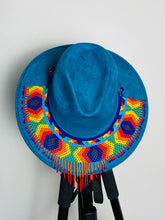 Load image into Gallery viewer, Huichol Suede Hat
