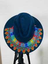Load image into Gallery viewer, Huichol Suede Hat
